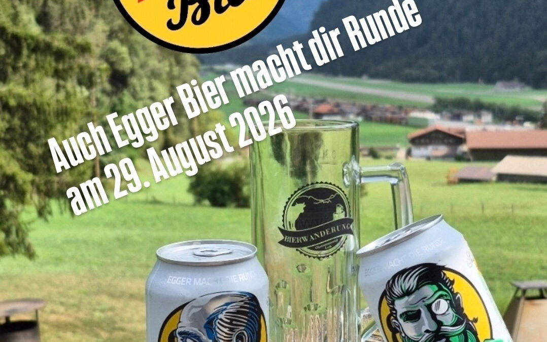 Auch Egger Bier ist dabei.